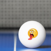 Balle De Ping Pong Boules de ping-pong - Tongue Out Emoji (Filet)