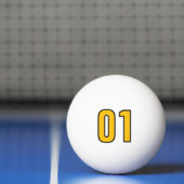 Balle De Ping Pong Boules numérotées au hasard (Filet)