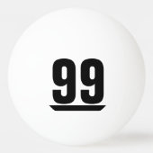 Balle De Ping Pong Boules numérotées au hasard (Dos)