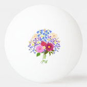 Balle De Ping Pong Bouquet de fleurs (Devant)