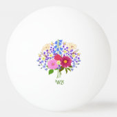 Balle De Ping Pong Bouquet de fleurs (Dos)