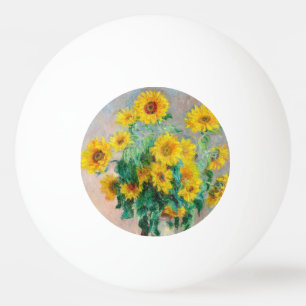 Balle De Ping Pong Bouquet de tournesols Claude Monet