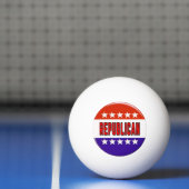 Balle De Ping Pong Bouton républicain (Filet)