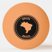 Balle De Ping Pong Brésil (Dos)