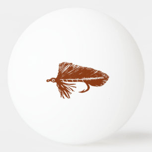 Balle De Ping Pong Brown Matuka, pêche à la mouche, art de liage à la