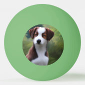 Balle De Ping Pong Bruce The Border Collie Puppy, Ping Pong Ball (Dos)