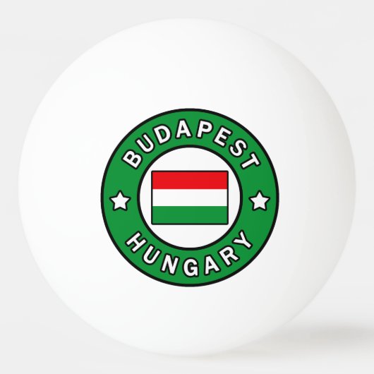 Balle De Ping Pong Budapest Hongrie (Devant)