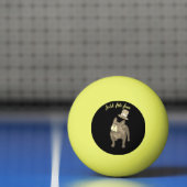 Balle De Ping Pong Bulldog français à cylindre (Filet)