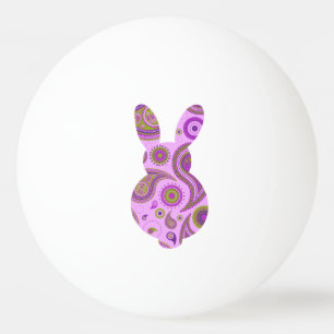 Balle De Ping Pong Bunny Funky dans Crazy Paisley