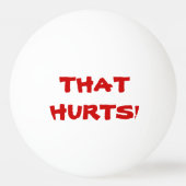 Balle De Ping Pong Ça Fait Mal ! Parler (Dos)