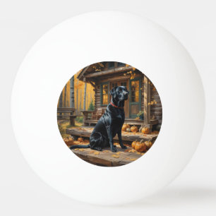 Balle De Ping Pong Cabine du journal de l'extracteur Black Labrador A