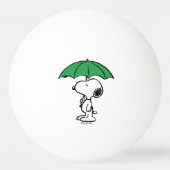 Balle De Ping Pong cacahuètes | Parapluie vert Snoopy (Dos)