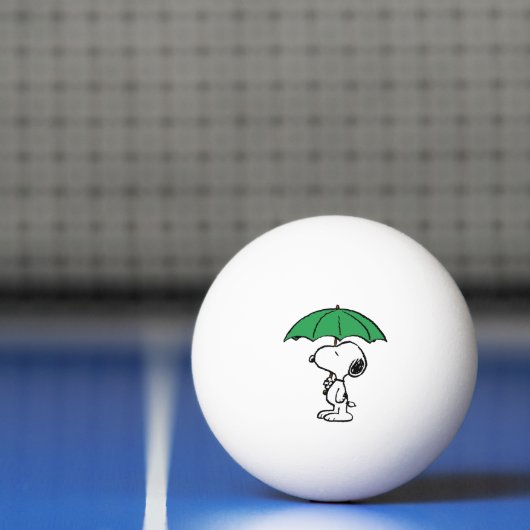 Balle De Ping Pong cacahuètes | Parapluie vert Snoopy (Filet)