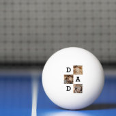 Balle De Ping Pong Cadeau de fête du père pour papa - collage photo | (Filet)