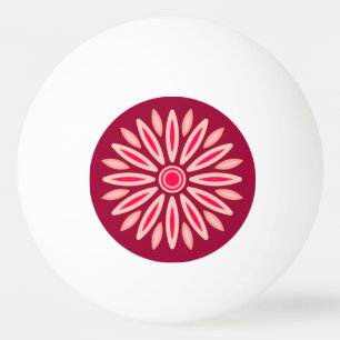 BALLE DE PING PONG CADEAU DE FLEURS MODERNE COLORÉ POUR FILLE SOEUR M