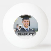 Balle De Ping Pong Cadeau de photo de remise de diplôme personnalisé (Devant)