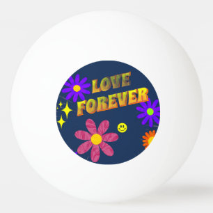 BALLE DE PING PONG CADEAU MODERNE SPÉCIAL COLORÉ FILLE SŒUR MAMAN 