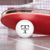 Balle De Ping Pong Cadeau Monogramme