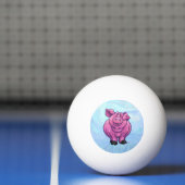 Balle De Ping Pong Cadeaux et accessoires de cochon (Filet)