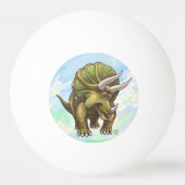 Balle De Ping Pong Cadeaux et accessoires de Triceratops (Devant)