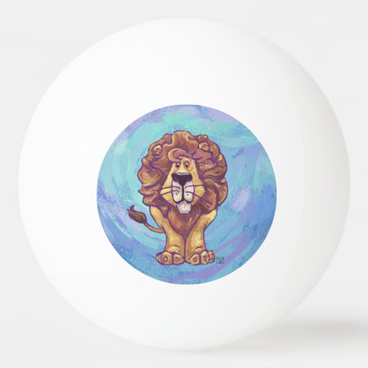 Balle De Ping Pong Cadeaux et accessoires Lion (Dos)