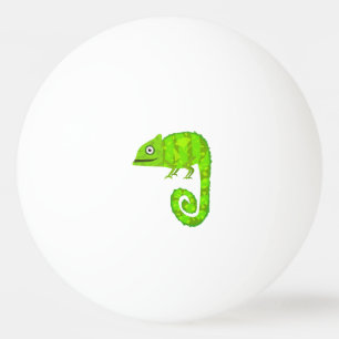 Balle De Ping Pong Caméléon mignon vert