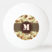 Balle De Ping Pong Camouflage du désert (Dos)