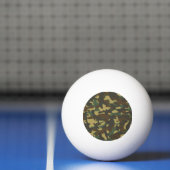 Balle De Ping Pong Camouflage forestier (Filet)