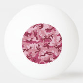 Balle De Ping Pong Camouflage rose (Devant)