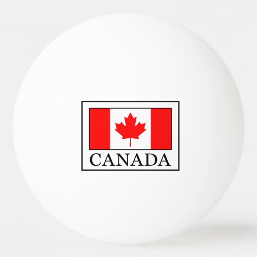 Balle De Ping Pong Canada (Devant)