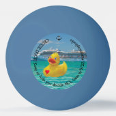 Balle De Ping Pong Canard de croisière customisé (Devant)