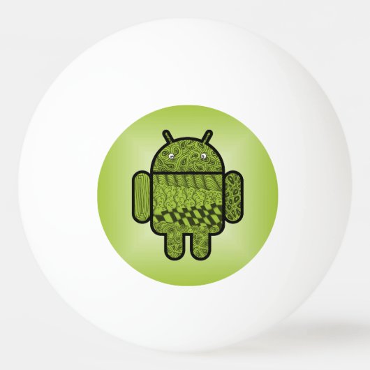 Balle De Ping Pong Caractère de gribouillage pour Android™ (Devant)