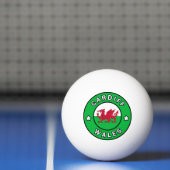 Balle De Ping Pong Cardiff Wales (Filet)