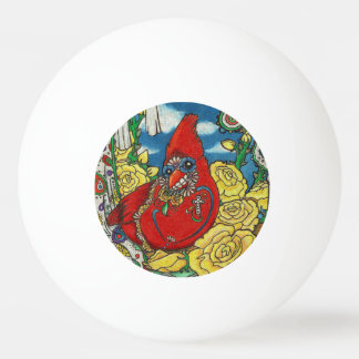 Balle De Ping Pong Cardinal de crâne de sucre