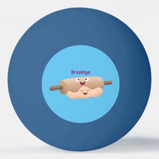 Balle De Ping Pong Caricature à pâte molle et à pâte molle (Devant)