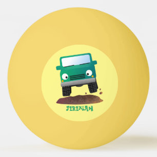 Balle De Ping Pong Caricature de voiture 4 X4 hors route