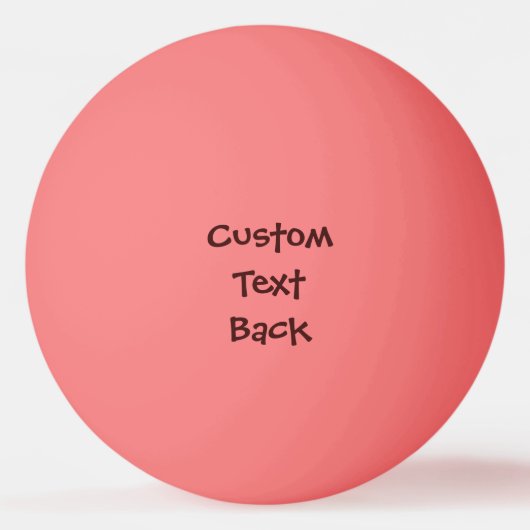 Balle De Ping Pong Caricature du chef calmar (Dos)