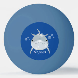 Balle De Ping Pong Caricature joli dauphin kawaii kawaii
