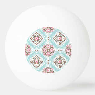 Balle De Ping Pong Carrelage Abstrait : Motif Vintage sans fil