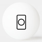 Balle De Ping Pong Carte Zener | Cercle creux (Dos)