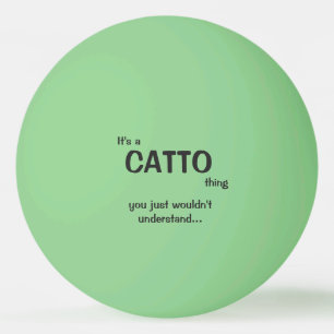 Balle De Ping Pong C'est un truc de Catto Ping Pong Ball