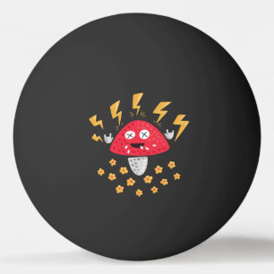 Balle De Ping Pong Champignons Rockstar - Fungus Punky de Metal