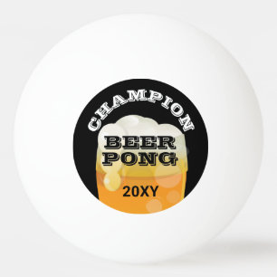 Balle De Ping Pong Champion Beer Pong Daté