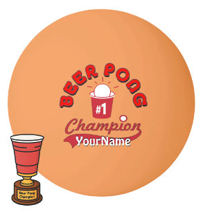 Balle De Ping Pong Championnat de football américain de pong