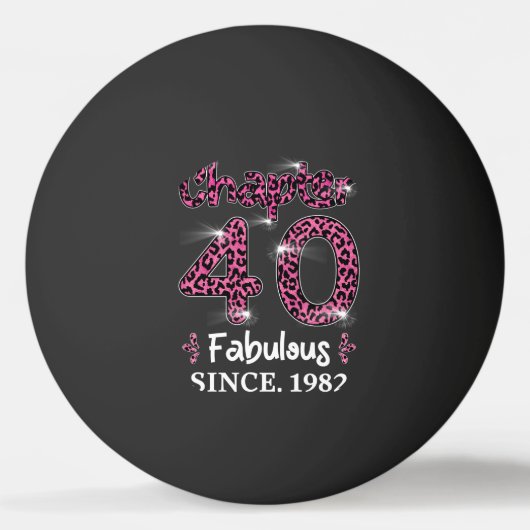 Balle De Ping Pong Chapitre 40 Fabuleux depuis 1982 (Devant)