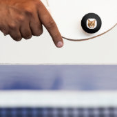 Balle De Ping Pong Chat Abyssin Inspiré 3D (Paddle)