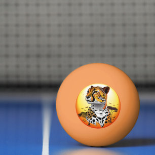 Balle De Ping Pong Cheetah African Feline Wild Animal