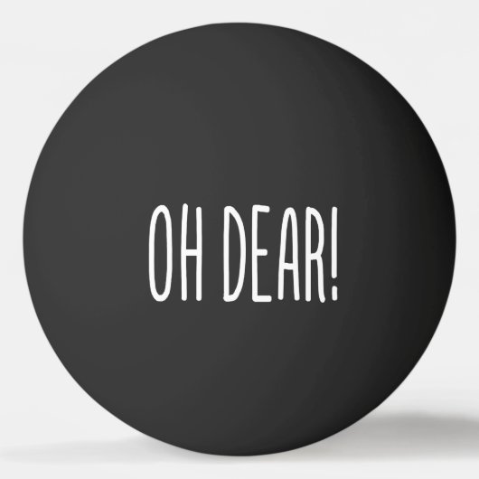 BALLE DE PING PONG CHER ! BALLE DE PING-PONG (Dos)