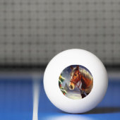 Balle De Ping Pong Cheval de Noël (1) (Filet)