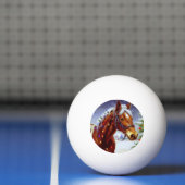 Balle De Ping Pong Cheval de Noël (3) (Filet)